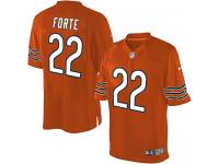 Men Nike NFL Chicago Bears #22 Matt Forte Orange Limited Jersey