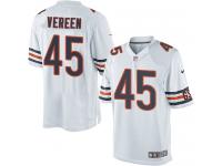 Men Nike NFL Chicago Bears #45 Brock Vereen Road White Limited Jersey