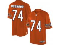 Men Nike NFL Chicago Bears #74 Jermon Bushrod Orange Limited Jersey