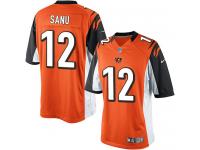 Men Nike NFL Cincinnati Bengals #12 Mohamed Sanu Orange Limited Jersey