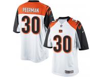 Men Nike NFL Cincinnati Bengals #30 Cedric Peerman Road White Limited Jersey