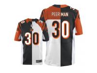 Men Nike NFL Cincinnati Bengals #30 Cedric Peerman TeamRoad Two Tone Limited Jersey