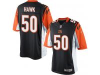 Men Nike NFL Cincinnati Bengals #50 A.J. Hawk Home Black Limited Jersey