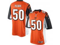 Men Nike NFL Cincinnati Bengals #50 A.J. Hawk Orange Limited Jersey