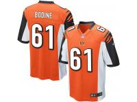 Men Nike NFL Cincinnati Bengals #61 Russell Bodine Orange Game Jersey
