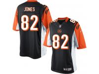 Men Nike NFL Cincinnati Bengals #82 Marvin Jones Home Black Limited Jersey