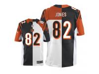 Men Nike NFL Cincinnati Bengals #82 Marvin Jones TeamRoad Two Tone Limited Jersey