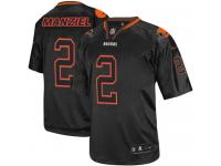 Men Nike NFL Cleveland Browns #2 Johnny Manziel Lights Out Black Limited Jersey
