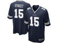 Men Nike NFL Dallas Cowboys #15 Devin Street Home Navy Blue Game Jersey