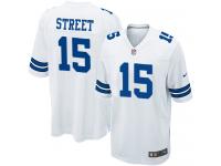 Men Nike NFL Dallas Cowboys #15 Devin Street Road White Game Jersey