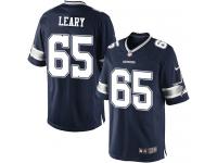 Men Nike NFL Dallas Cowboys #65 Ronald Leary Home Navy Blue Limited Jersey