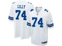 Men Nike NFL Dallas Cowboys #74 Bob Lilly Road White Game Jersey