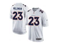 Men Nike NFL Denver Broncos #23 Ronnie Hillman Game White Jersey