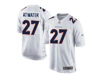 Men Nike NFL Denver Broncos #25 Steve Atwater Game White Jersey