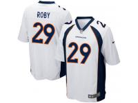 Men Nike NFL Denver Broncos #29 Bradley Roby Road White Game Jersey