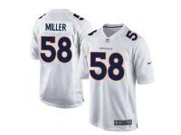 Men Nike NFL Denver Broncos #58 Von Miller Game White Jersey
