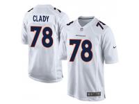 Men Nike NFL Denver Broncos #78 Ryan Clady Game White Jersey