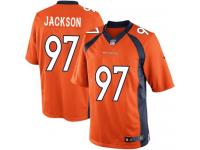 Men Nike NFL Denver Broncos #97 Malik Jackson Home Orange Limited Jersey