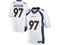 Men Nike NFL Denver Broncos #97 Malik Jackson Road White Limited Jersey