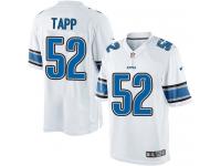 Men Nike NFL Detroit Lions #52 Darryl Tapp Road White Limited Jersey