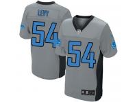Men Nike NFL Detroit Lions #54 DeAndre Levy Grey Shadow Limited Jersey