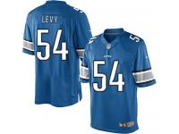 Men Nike NFL Detroit Lions #54 DeAndre Levy Home Light Blue Limited Jersey