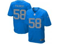 Men Nike NFL Detroit Lions #58 Ashlee Palmer Authentic Elite Blue Jersey