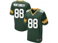 Men Nike NFL Green Bay Packers #11 Jarrett Boykin Authentic Elite Home Green Jersey