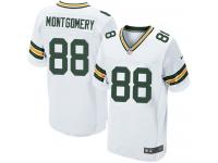 Men Nike NFL Green Bay Packers #11 Jarrett Boykin Authentic Elite Road White Jersey