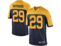 Men Nike NFL Green Bay Packers #29 Casey Hayward Navy Blue Game Jersey