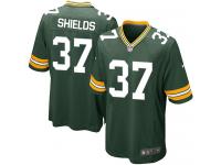 Men Nike NFL Green Bay Packers #37 Sam Shields Home Green Game Jersey