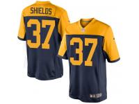 Men Nike NFL Green Bay Packers #37 Sam Shields Navy Blue Limited Jersey