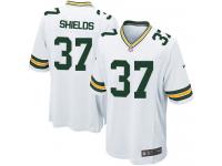 Men Nike NFL Green Bay Packers #37 Sam Shields Road White Limited Jersey