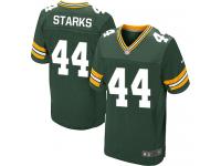 Men Nike NFL Green Bay Packers #44 James Starks Authentic Elite Home Green Jersey