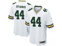 Men Nike NFL Green Bay Packers #44 James Starks Road White Game Jersey