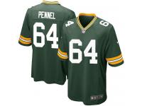 Men Nike NFL Green Bay Packers #64 Mike Pennel Home Green Game Jersey