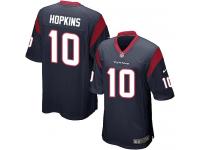 Men Nike NFL Houston Texans #10 DeAndre Hopkins Home Navy Blue Game Jersey