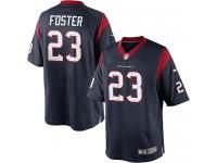 Men Nike NFL Houston Texans #23 Arian Foster Home Navy Blue Limited Jersey