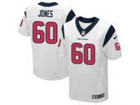 Men Nike NFL Houston Texans #60 Ben Jones Authentic Elite Road White Jersey