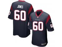 Men Nike NFL Houston Texans #60 Ben Jones Home Navy Blue Game Jersey