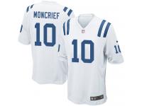 Men Nike NFL Indianapolis Colts #10 Donte Moncrief Road White Game Jersey