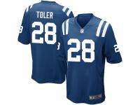 Men Nike NFL Indianapolis Colts #28 Greg Toler Home Royal Blue Game Jersey