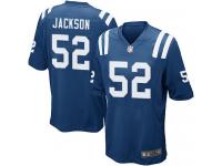 Men Nike NFL Indianapolis Colts #52 D'Qwell Jackson DQwell Jackson Home Royal Blue Game Jersey