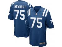 Men Nike NFL Indianapolis Colts #75 Jack Mewhort Home Royal Blue Game Jersey