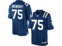 Men Nike NFL Indianapolis Colts #75 Jack Mewhort Home Royal Blue Limited Jersey