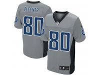 Men Nike NFL Indianapolis Colts #80 Coby Fleener Grey Shadow Limited Jersey