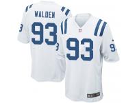 Men Nike NFL Indianapolis Colts #93 Erik Walden Road White Game Jersey