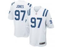 Men Nike NFL Indianapolis Colts #97 Arthur Jones Road White Game Jersey