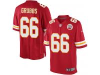 Men Nike NFL Kansas City Chiefs #66 Ben Grubbs Home Red Limited Jersey