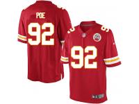 Men Nike NFL Kansas City Chiefs #92 Dontari Poe Home Red Limited Jersey